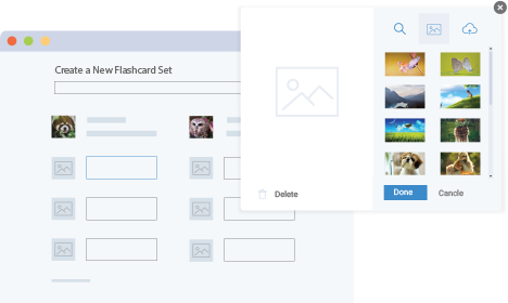  Create a flashcard